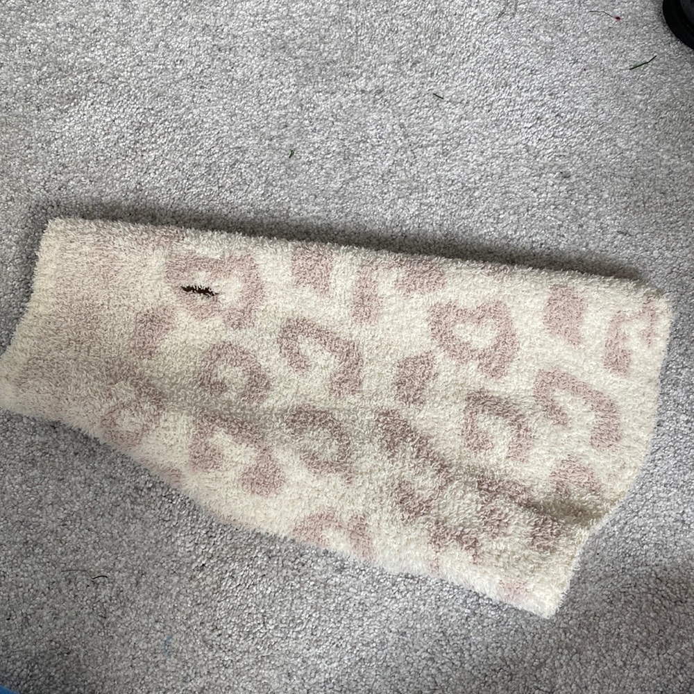 Barefoot Dreams Cream & Stone Color Dog Sweater